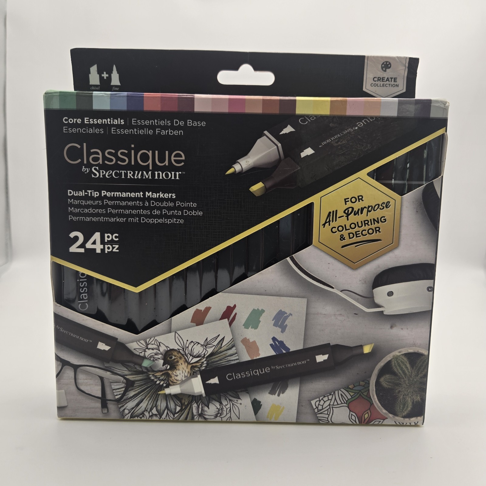 Spectrum Noir Classique 24 Piece Dual Tip Permanent Marker S