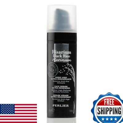 Perlier Black Rice Platinum Face Ultra Renewing Serum 1 Fl. Oz. 1 Oz