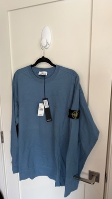 Stone Island Crewneck Sweatshirt Blue XL BNWT Compass Patch Authentic $280