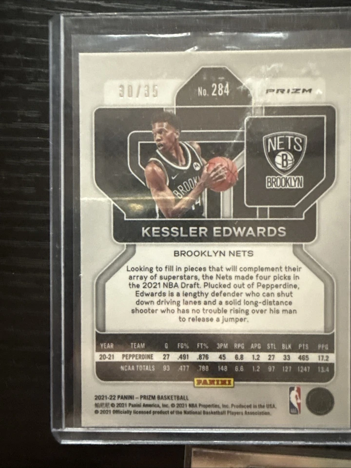 NBA Prizm Rookie Lot - Edwards / 35, Johnson RWB, Okongwu Silver/RWB, And More - Image 4 of 4