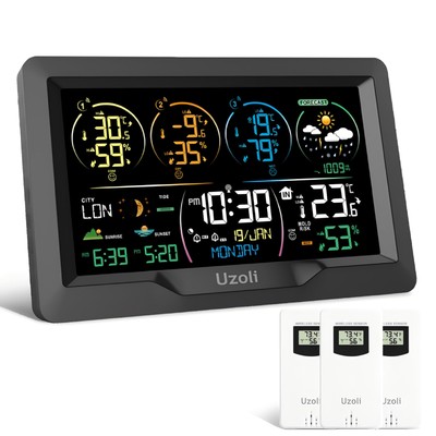 7.5 Weather Station Weather Station Wireless Indoor Outdoor Thermometer Digital