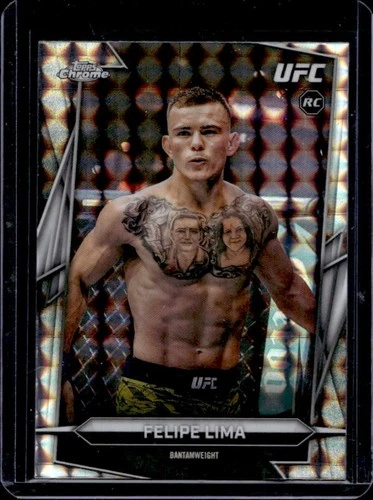 2026 Topps Chrome UFC Felipe Lima RC Geometric Refractor Rookie #160