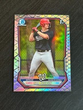 2026 Bowman Baseball Sam Petersen Reptilian 1st Chrome Card Nationals #BCP-122
