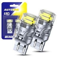2x 7440 7443 7444 W21WLED Backup Reverse Light Bulbs Back Up BRS Bright White EE