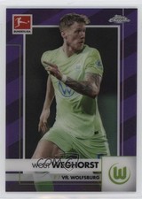 2020-21 Topps Chrome Bundesliga Purple Refractor 62/299 Wout Weghorst #98 0j5z