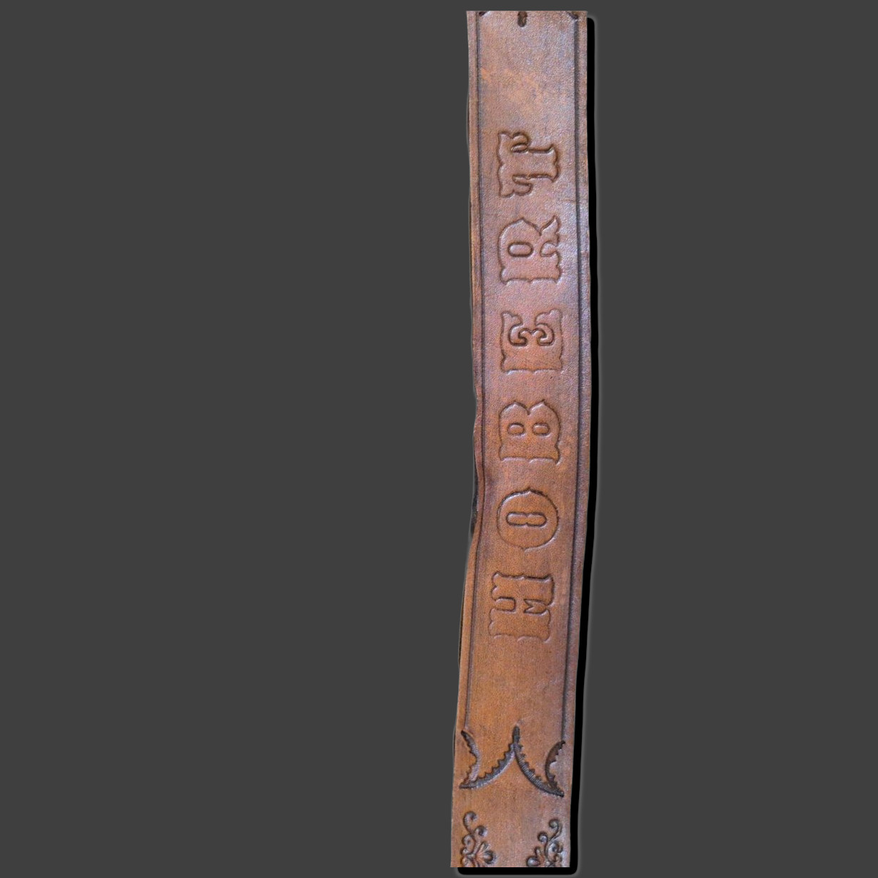 Vintage Size 40 Leather Belt with Stagecoach Wago… - image 9