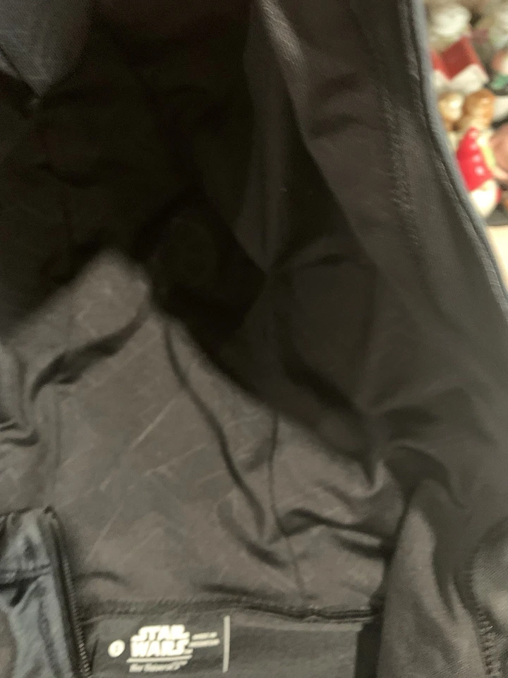 Mujer Pequeña Her Universal Star Wars Chaqueta de Pista Negra Cremallera Chaqueta con Capucha Foto 3 de 4