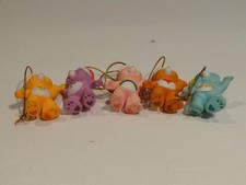 Lot of 5 TCFC 2005 CARE BEARS Miniature Ornaments