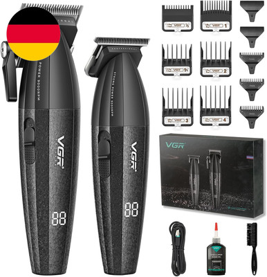 VGR 640 Professionelle Haarschneider Für Männer, Kabellose Barber Clipper Und Tr