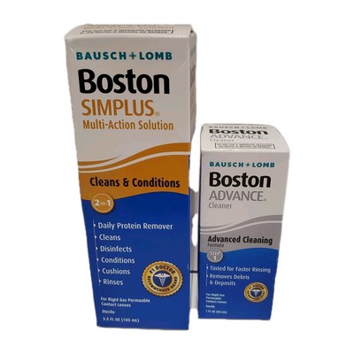 Bausch + Lomb Boston Lot Simplus and Advance New, Sealed exp 7/1/2026