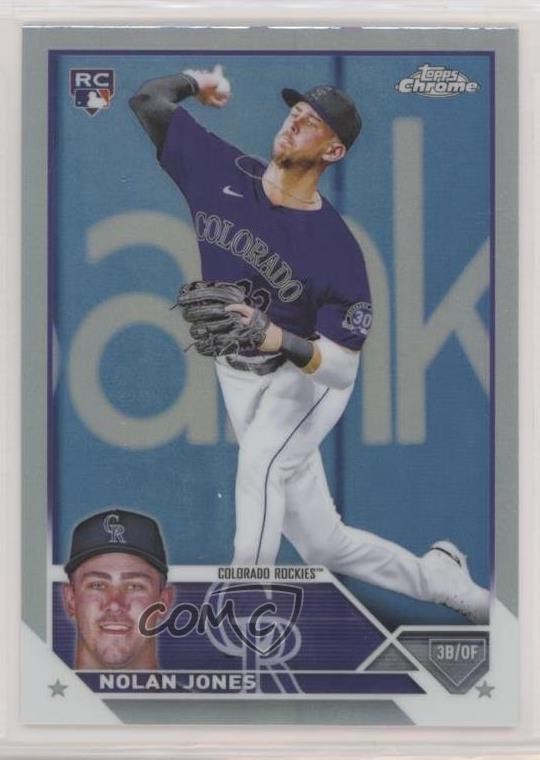 2023 Topps Chrome Refractor Nolan Jones #43 19tz