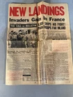 San Francisco The Call Bulletin June 6, 1944 D-Day WW II Militaria Newspaper
