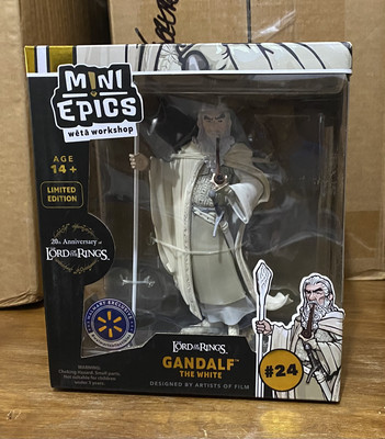Weta Mini Epics Gandalf the White #24 Vinyl Figure 20 Anniversary LOTR LE 3500