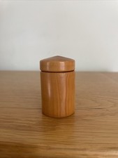 Richard Thoday Handmade Box Wood Pot, Wood Turning Treen