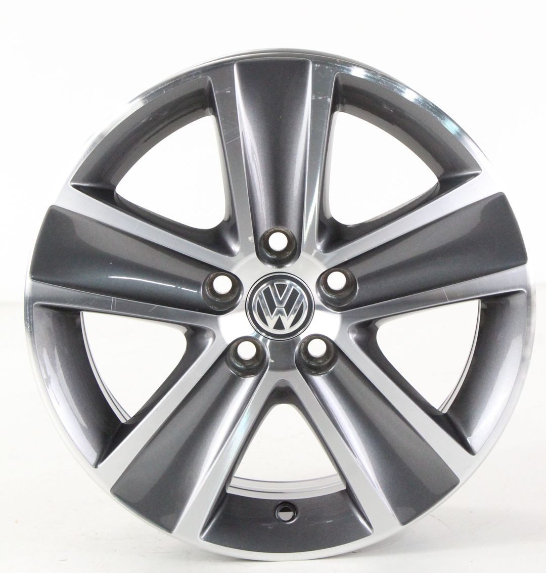 VW Polo 6R 6C Alloy Wheel 15 Inches Single Wheel Budapest Gray Wheel 6RD601025F