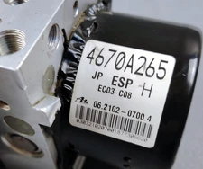 07 12 Mitsubishi Lancer CJ CX CY ABS ANTI LOCK  BRAKE Pump ACTUATOR 4670A265