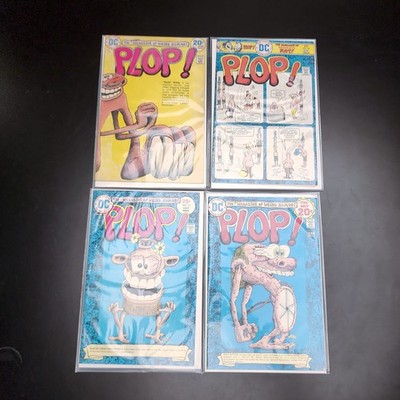 DC Plop! Comic Lot #3,5,14,20 (4 Comics) Vintage Weird Humor 1973-1976