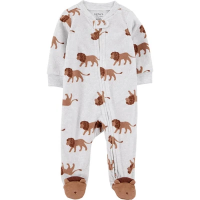 CARTER'S CARTERS CHILD OF MINE UNISEX PLAY AND SLEEP ONE PIECE LION NEW WITH TAGS