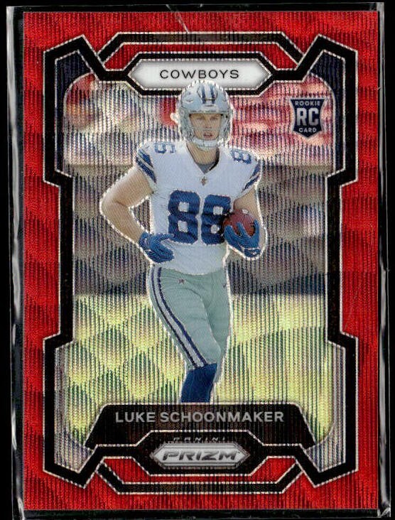L6,676 -  2023 Panini Prizm Prizms Red Wave #325 Luke Schoonmaker /149