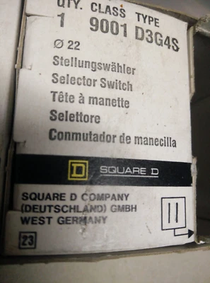 Square D Stellungswähler D3G4S 2-Stufen Telemecanique Schneider Electric - Bild 1 von 4