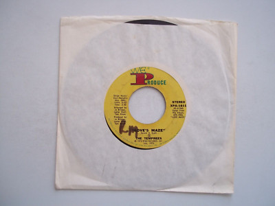 THE TEMPREES - Love's Maze / Wrap Me In Love - 45 RPM 7'' Record 1973 WE PRODUCE