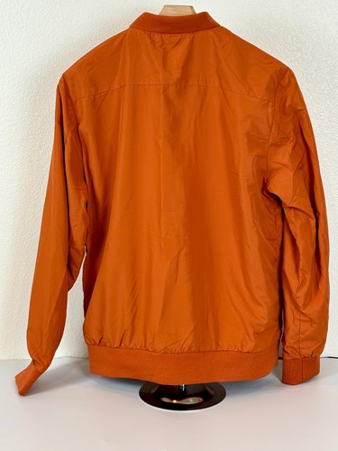 Fashion Nova Eddie Bomber Jacket Men's M Burnt Orange-NWOT Streetwear Y2K - Picture 6 of 16