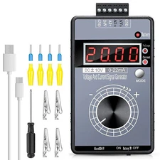 Adjustable 4-20mA Signal Generator Current Voltage Analog Simulator 0-10V/0-22mA