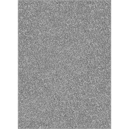 Microfiber Plush Solid Shag Accent Area Rug, 47" x 65", Gray