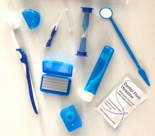 Dental Orthodontic Kit Travel Toothbrush Set.