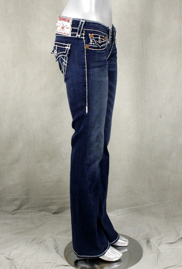 True Religion Jeans Women's Joey Super T DUSTY SKIES dark True Religion Jeans Women's Joey Super T DUSTY SKIES dark