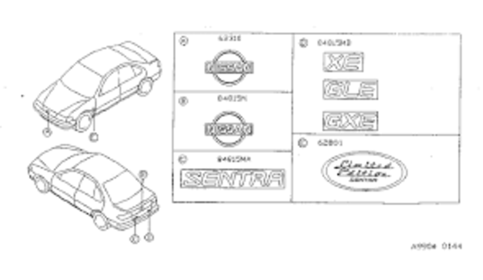 Purchase NISSAN 89-90 MAXIMA Side View Mirror Right/Power 1990 1989 In - Foto 6