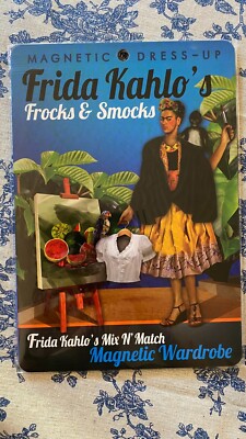 Frida Kahlo magnetic paper doll dress up set