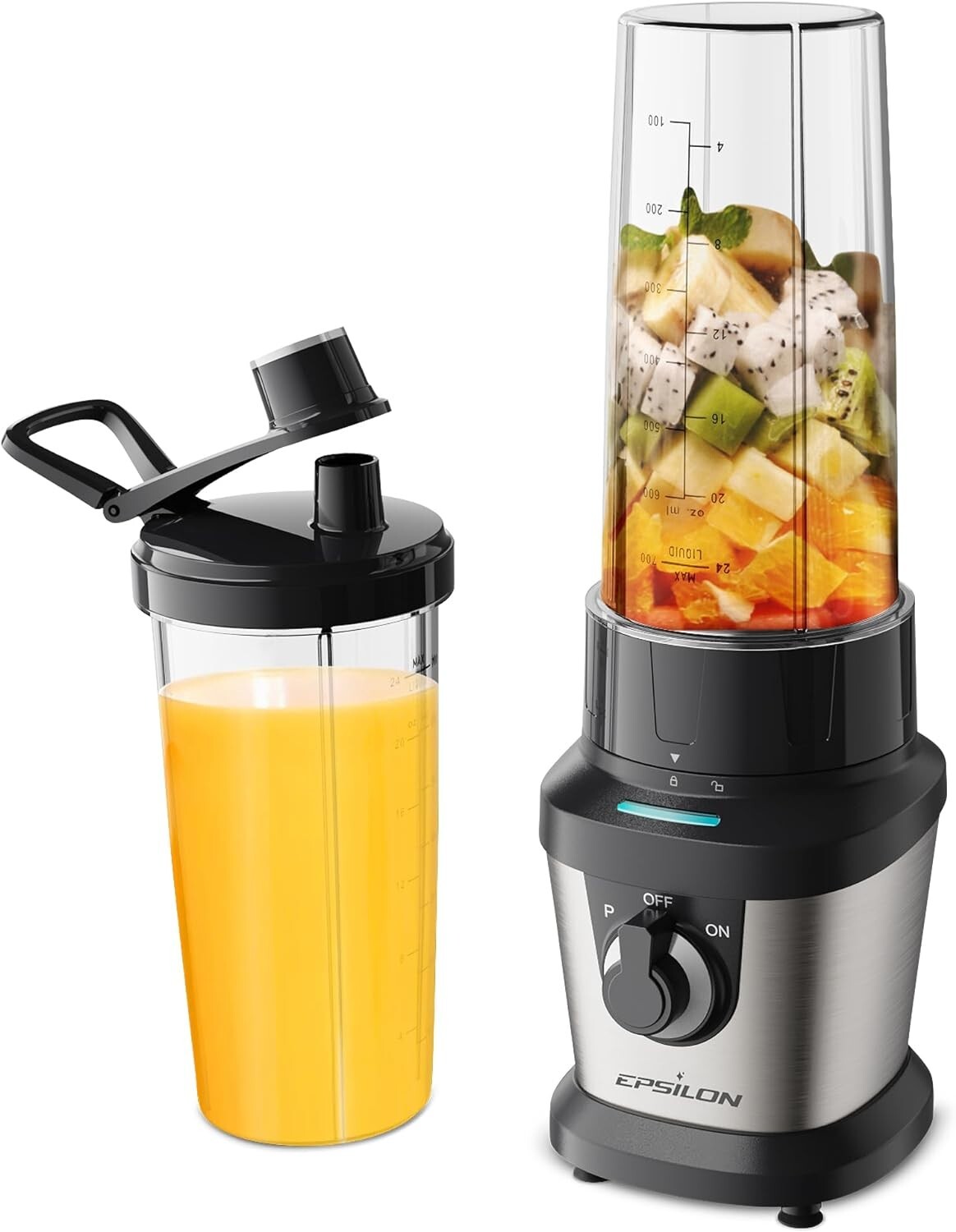 Smoothie Blender, Personal Blender for Protein Shakes Smoothies, 24 Oz BPA Free