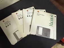 Original Mac OS 6.0.5 install disks - tested to read