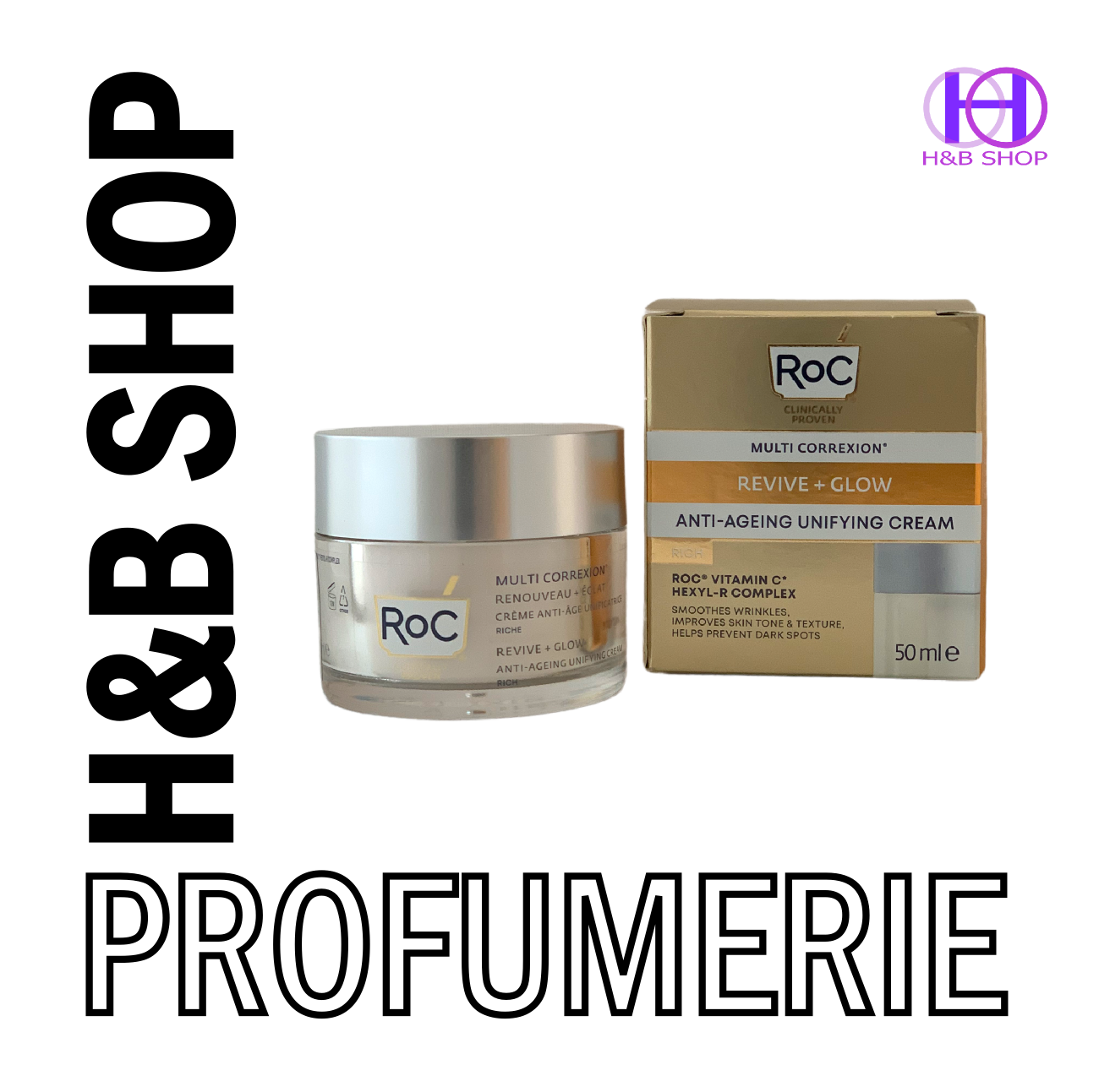 Roc Multi Correxion Revive + Glow Crema Viso Uniformante 50ml