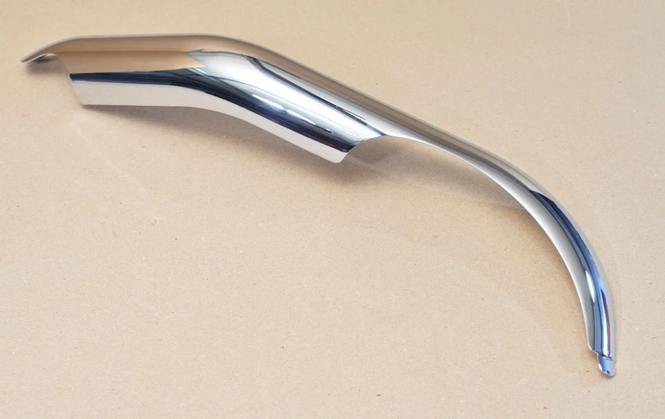 Harley Original Escape Hitzeblech Heat Shield Frontal Cromo Dyna Fat Bob - Imagen 3 de 4