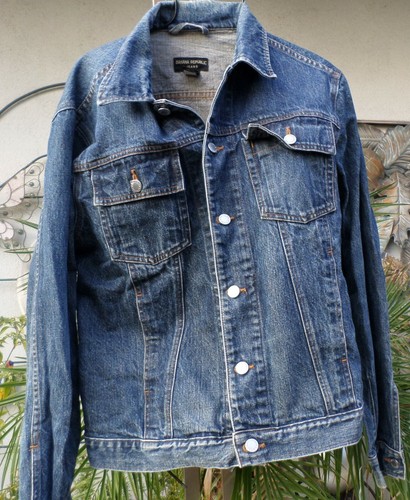 MENS BANANA REPUBLIC JEAN DENIM JACKET 