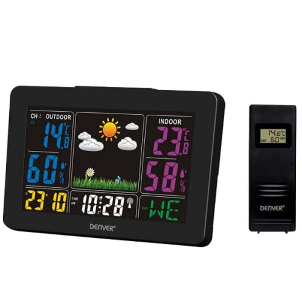 Multi-Function Weather Station Denver Electronics Ws-540 Black NUOVO