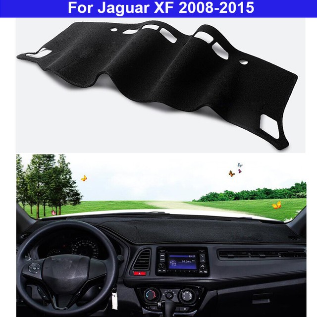 1Pcs Black Center Console Dash Cover Dash Mat Carpet For Jaguar XF 2008