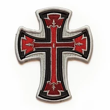Cross Patch Iron-on Applique Christian Bible Faith Jesus Religion Badge    