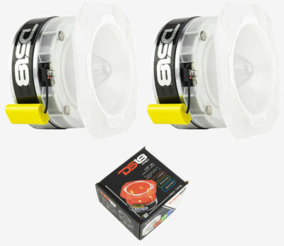 2 DS18 PRO-TW3L 3.5'' Super Bullet RGB Tweeters 1000 W 4 Ohm Car Audio TW320 1.5''