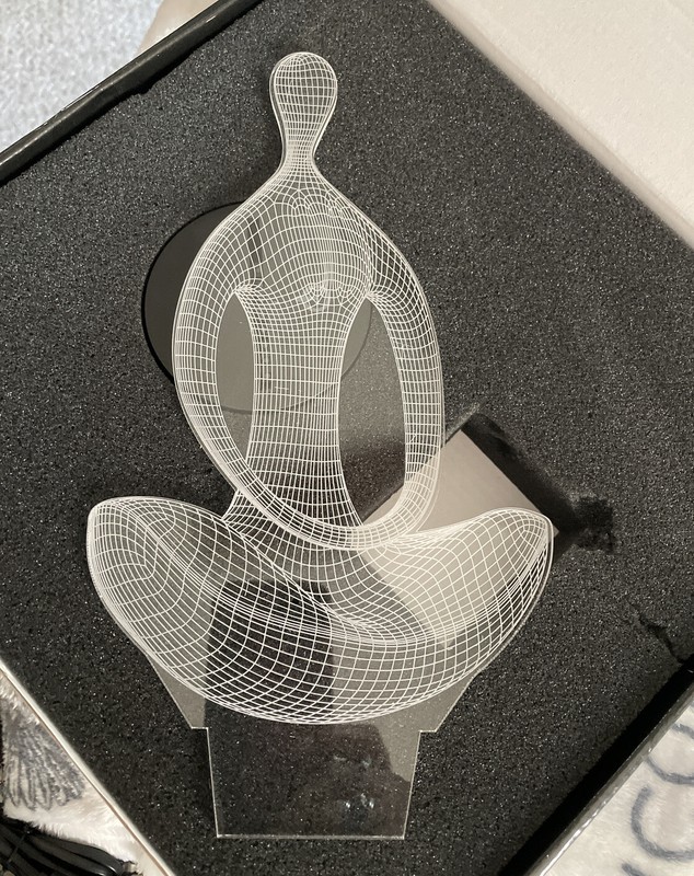 Yoga LAMPEEZ 3D LAMP MEDITATION YOGA NEW