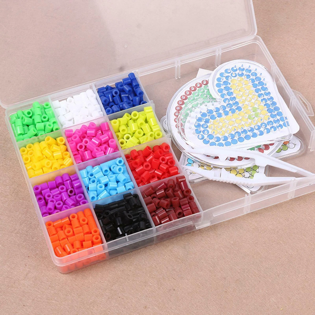 Colorful 5mm Fuse Beads Kit Hama Beads Art Craft Iron Beads for