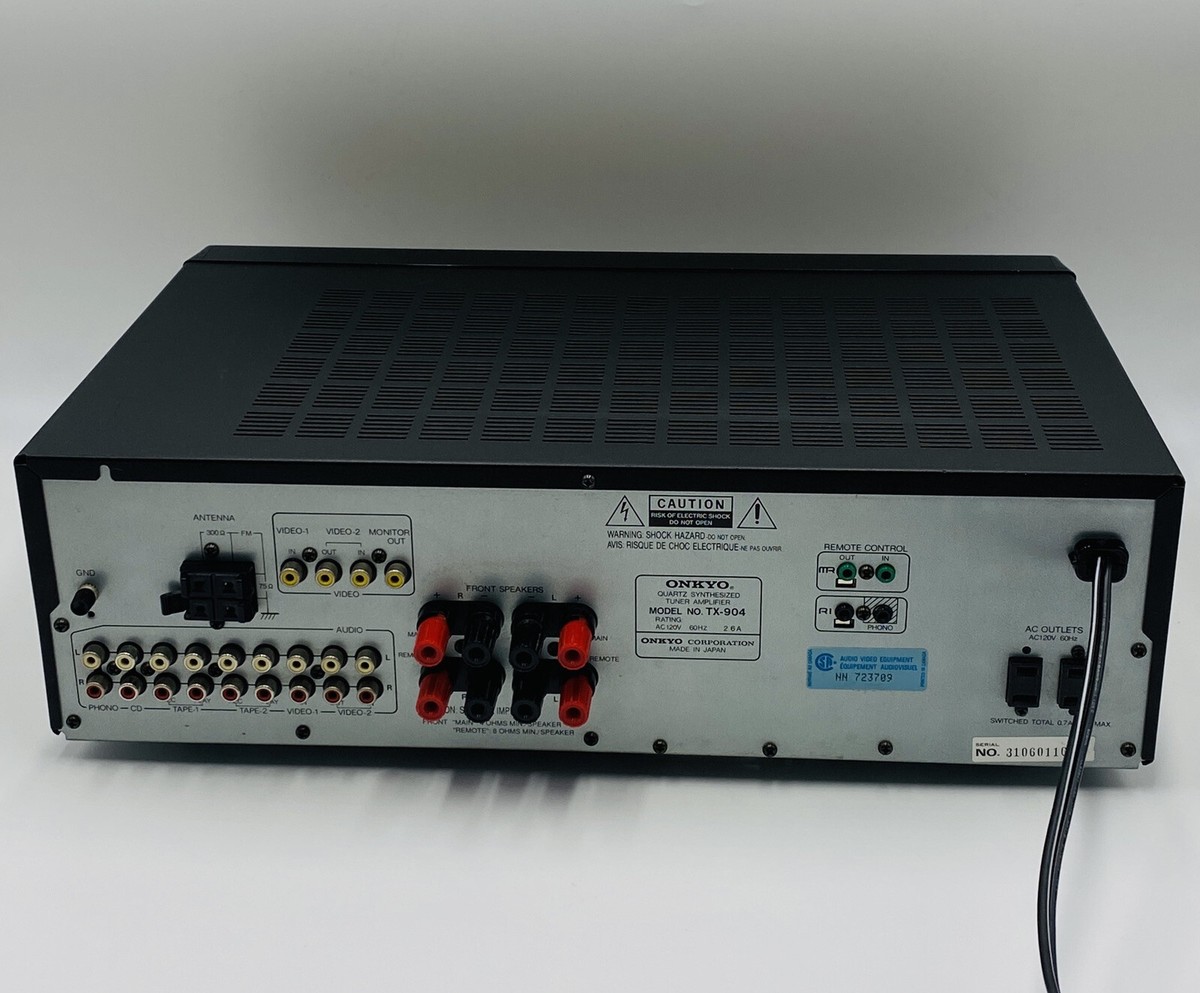 Onkyo TX-904 Quarts Synthesized Tuner Amplifier R1 | eBay