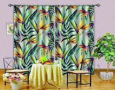 3D Leaves 533 Blockout Photo Curtain Printing Curtains Drapes Fabric Window AU