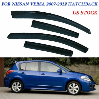 Fit for Nissan Versa 2007-2016 Hatchback Window Visor Rain Guard Shade