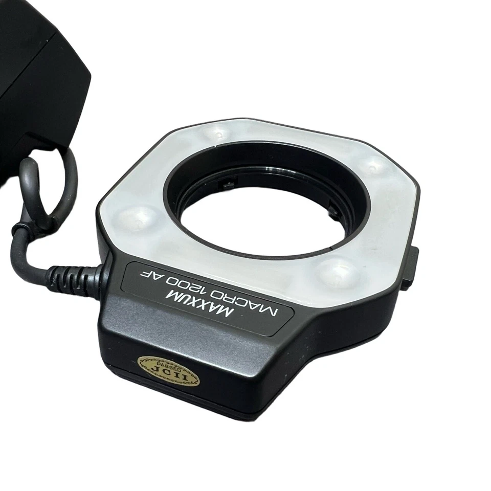 Minolta Macro Flash 1200 AF Control Unit With Manual Ring Macro Flash Maxxum - Image 3 of 4