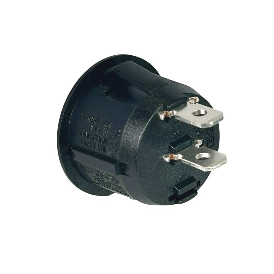 On-Off Round Rocker Switch 20mm, 10A 250Vac / 20A 12Vdc, 2 Position SPST x 5 - Image 4 of 4