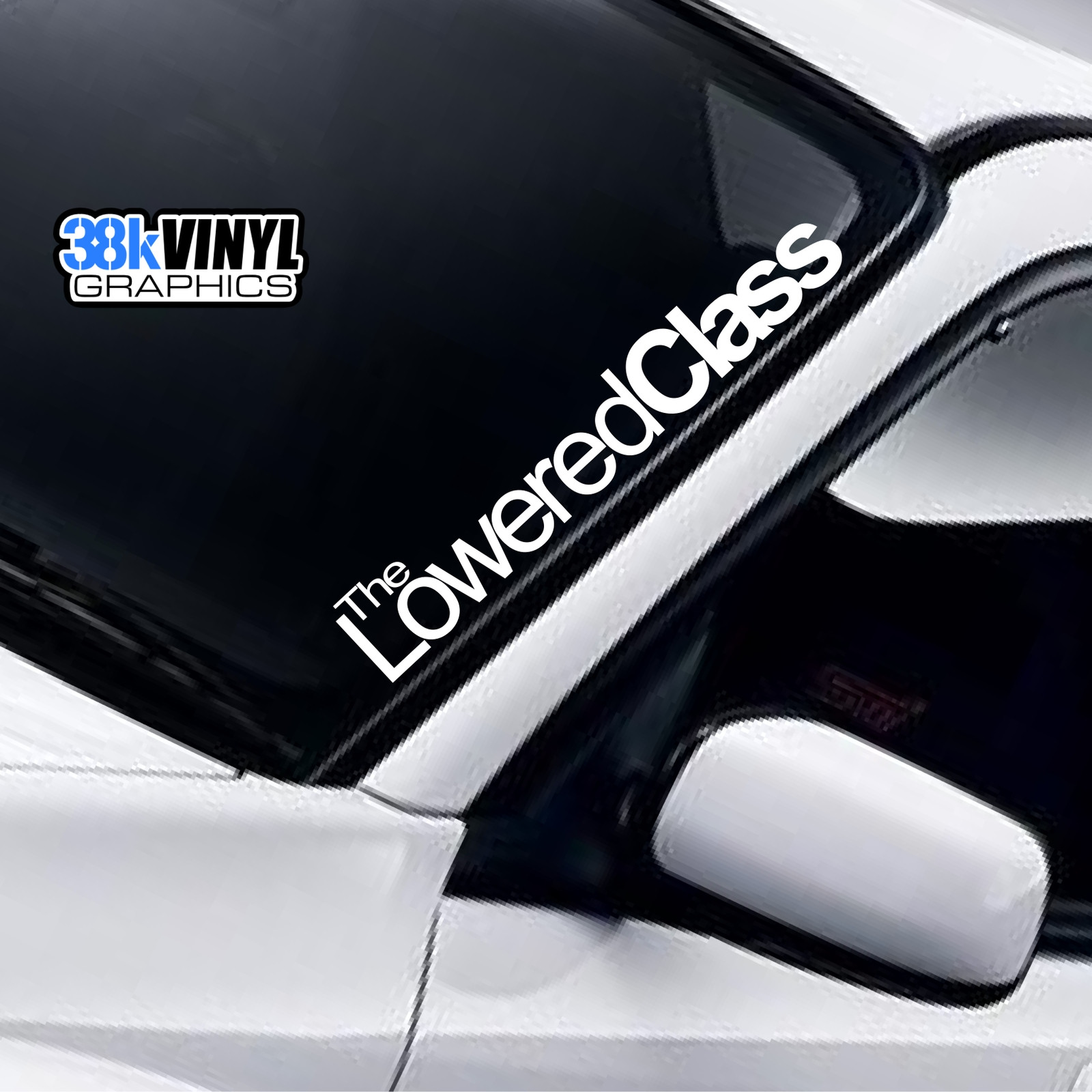 The Lowered Class Windscreen Sticker JDM DUB Stance Static Slammed Car Decal