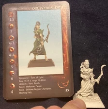 Rackham Confrontation Daikinee Wolfen Kaeliss the Silent Miniature Primed Based